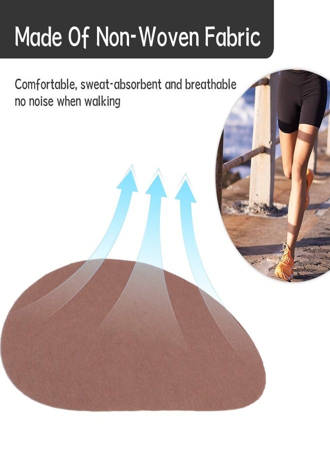 TWZKXC 80 Pack Inner Thigh Anti Chafing Friction Patches Tapes, 4.53" L x 3.54" W Thigh Protectors, Thigh Inner Anti Chafing Sticker for Rubbing Protect Silent Sticker, Light Brown - Image 2
