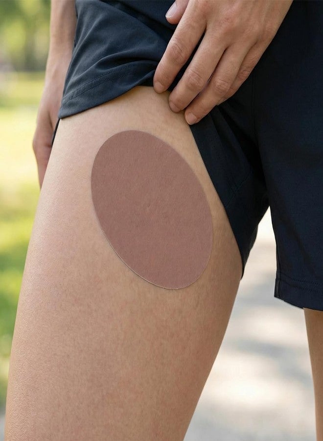 TWZKXC 80 Pack Inner Thigh Anti Chafing Friction Patches Tapes, 4.53" L x 3.54" W Thigh Protectors, Thigh Inner Anti Chafing Sticker for Rubbing Protect Silent Sticker, Light Brown - Image 5
