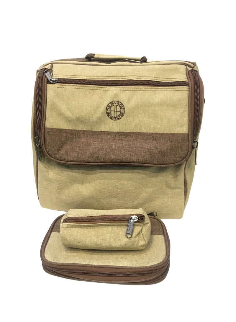 Albawadi Portable Camping Storage Bag with Cup Bag Tissue Bag Backage - Image 1