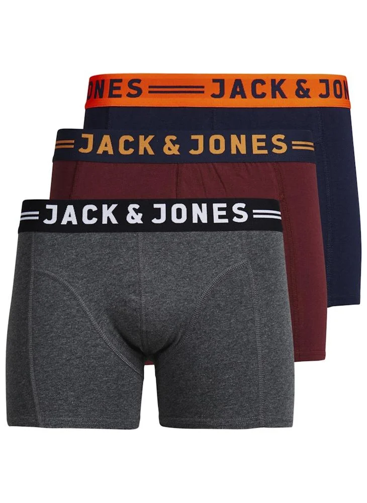 Jack & Jones Junior Youth 3 Pack Of Trunks