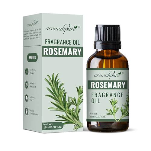 Aromahpure Fragrance Oil | 15 ml | Rosemary Aroma Oil for Home Fragrance | Best for Aromatherapy | Helps in Meditation | Used in Diffusers, Candles, Air Fresheners, Soaps, IFRA Certified - Image 1