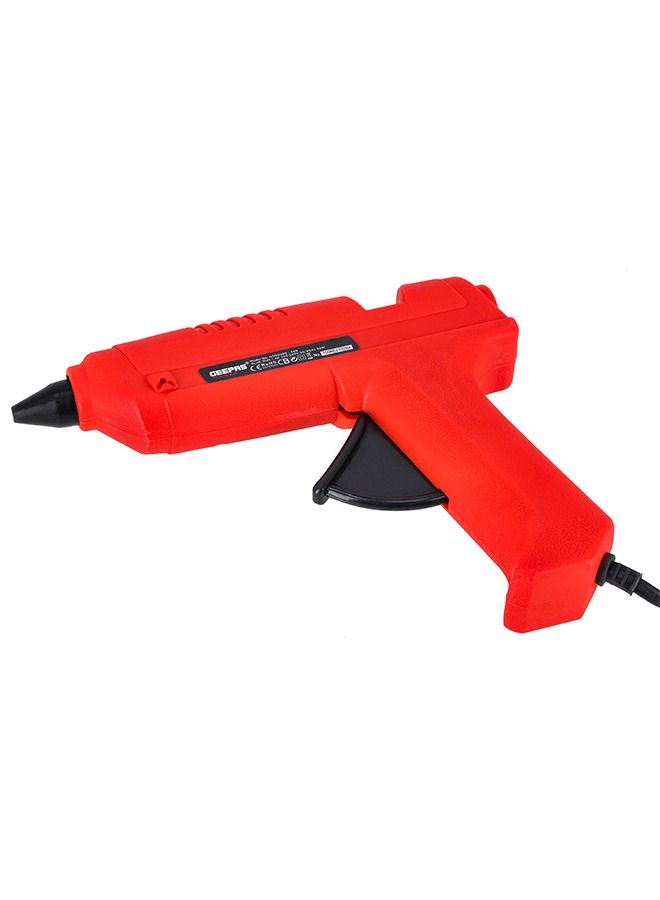 GEEPAS مسدس صمغ، يتضمن قطعتين من أعواد الصمغ - مسدس صمغ صغير سريع التسخين، طقم مسدس صمغ يذوب ساخن مناسب للأطفال الذين يمارسون فنون التدفئة المدرسية، وفنون DIY، وإصلاح المنزل، والخشب، والزجاج، والبطاقات، والبلاستيك - Image 3