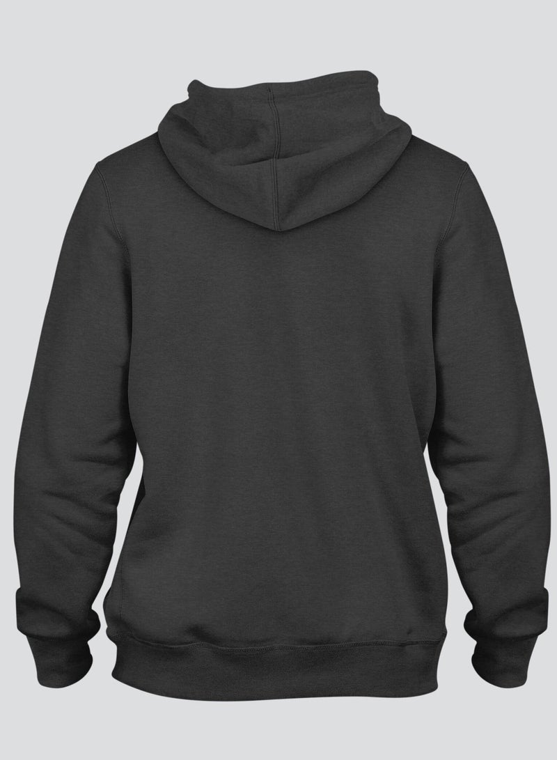 InkMASH Premium Hoodie - Dark Heather Gray - Made in UAE - Unisex - Image 3