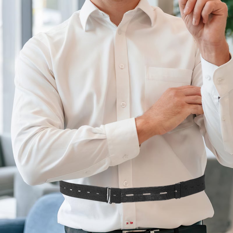 Shirt Garters Holders Keepers for Men, Wrinkle-free Design, Practical for Work and Parties - Image 3
