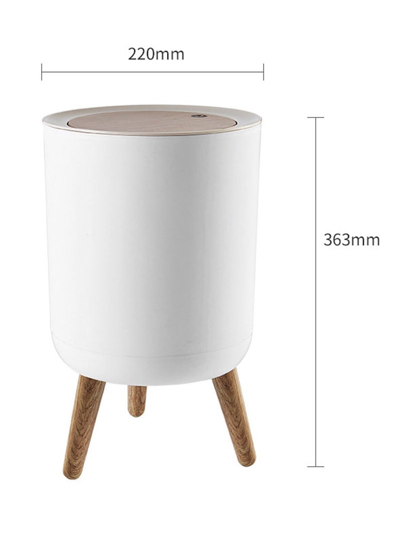 Generic - Trash Can 7L Wooden Legs - Image 1