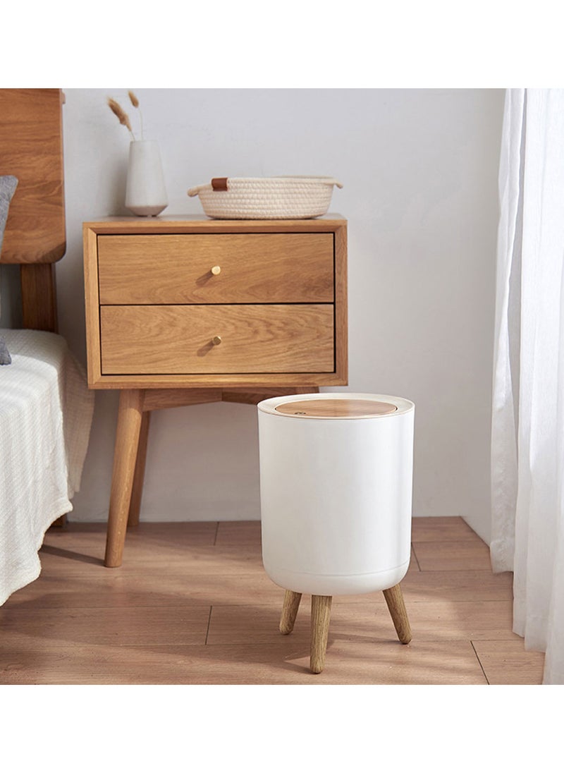 Generic - Trash Can 7L Wooden Legs - Image 1