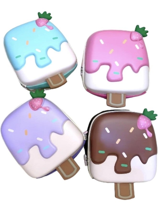 richtots Premium Cutest Kids ICE CREAM CANDY look Hardshell Backpack for Kindergarten, School Picnic, Travelling Backpack Bag Lightweight Large Capacity (01 Pc.) Mix Colour - Image 4