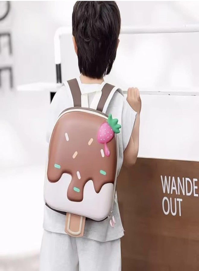 richtots Premium Cutest Kids ICE CREAM CANDY look Hardshell Backpack for Kindergarten, School Picnic, Travelling Backpack Bag Lightweight Large Capacity (01 Pc.) Mix Colour - Image 2