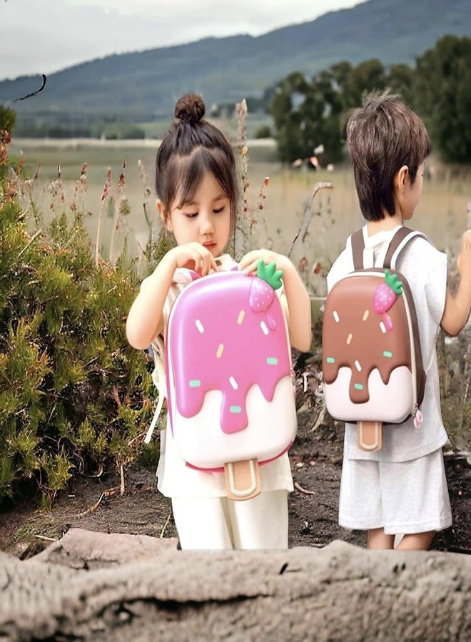 richtots Premium Cutest Kids ICE CREAM CANDY look Hardshell Backpack for Kindergarten, School Picnic, Travelling Backpack Bag Lightweight Large Capacity (01 Pc.) Mix Colour - Image 5