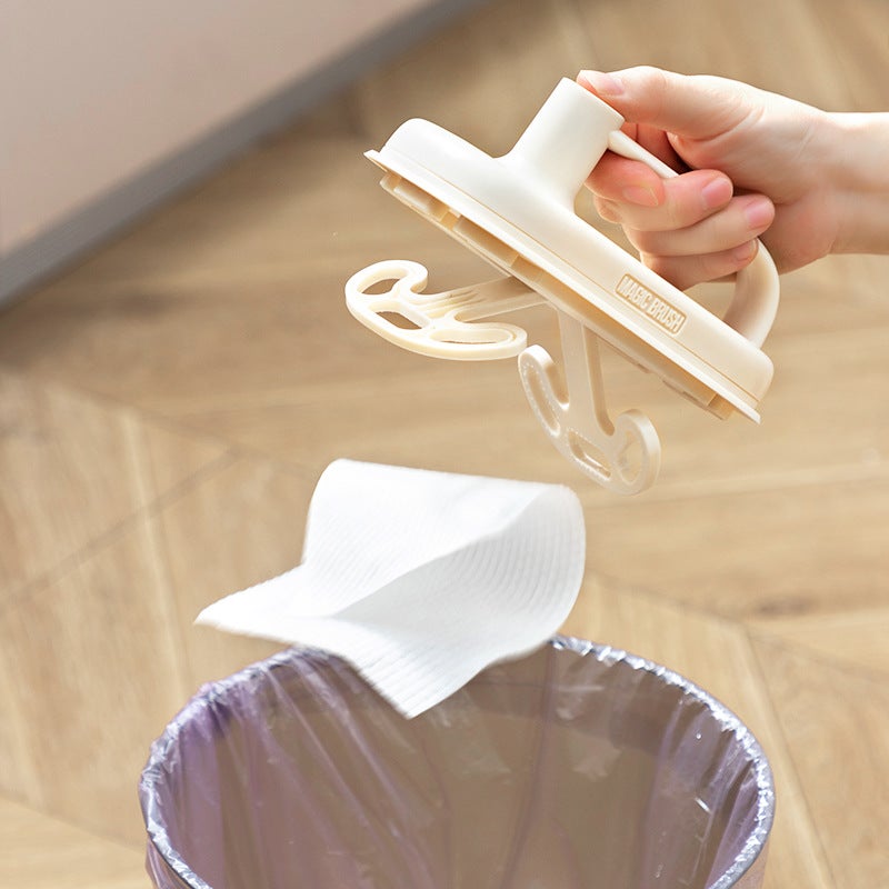 Magic wipe can replace disposable kitchen oil removal special scouring pad bathroom lazy cleaning artifact Rag(Magic wipe +50 pieces disposable Rag) - Image 4