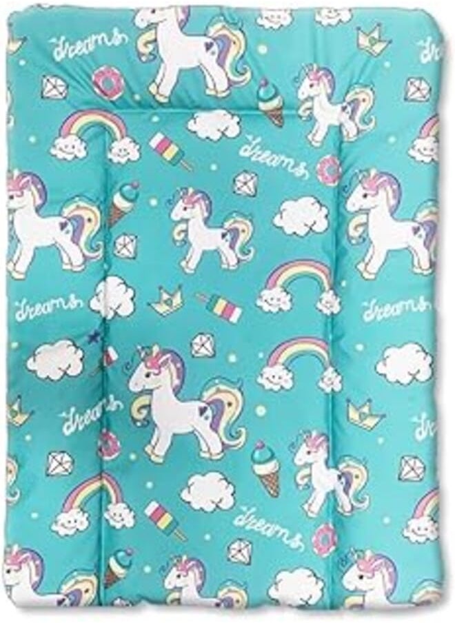 Komkom Komkom baby changing mat patterned/unicorn 1 piece 