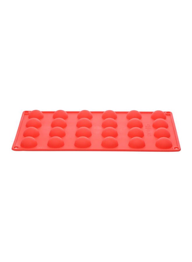 NIBEMINENT 24-Dome Multipurpose Bake Mould Red