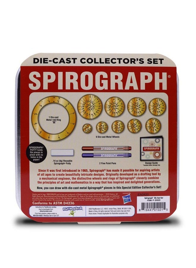 Spirograph Die Cast Collector’S Set Multi 14 Piece (1021Rz)  - Image 4