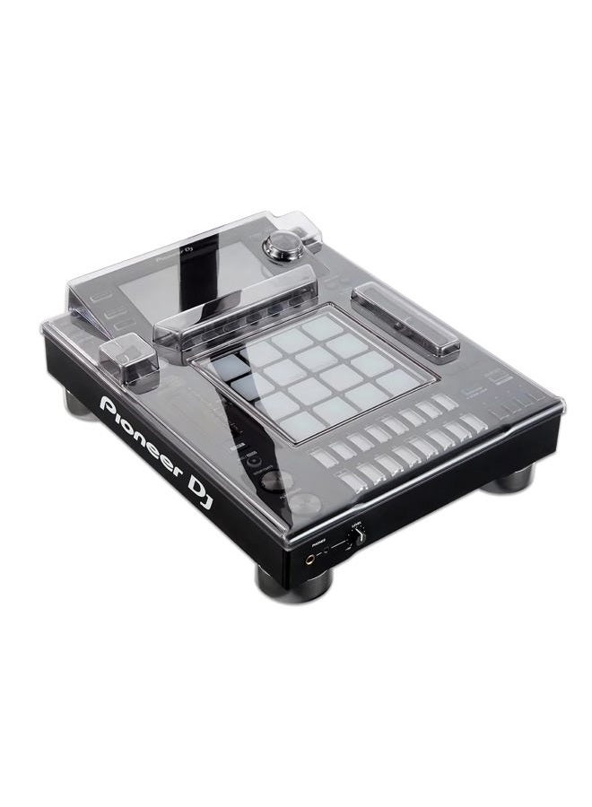 Decksaver Cover for Pioneer DJ DJS-1000 - Super-Durable Polycarbonate Protective lid in Smoked Clear Colour, Made in The UK - The DJs' Choice for Unbeatable Protection - Image 1