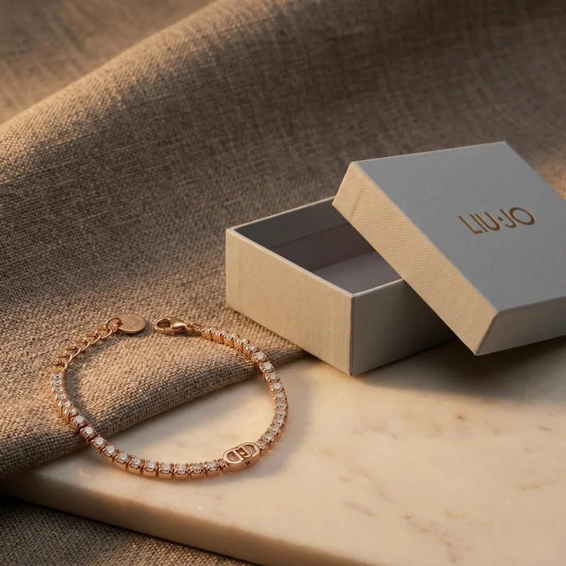 Liu Jo  Liu Jo Neve Rose Gold Bracelet - LJ3218 for Women | Best Price UAE