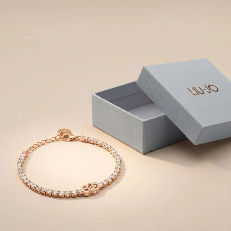 Liu Jo  Liu Jo Neve Rose Gold Bracelet - LJ3218 for Women | Best Price UAE