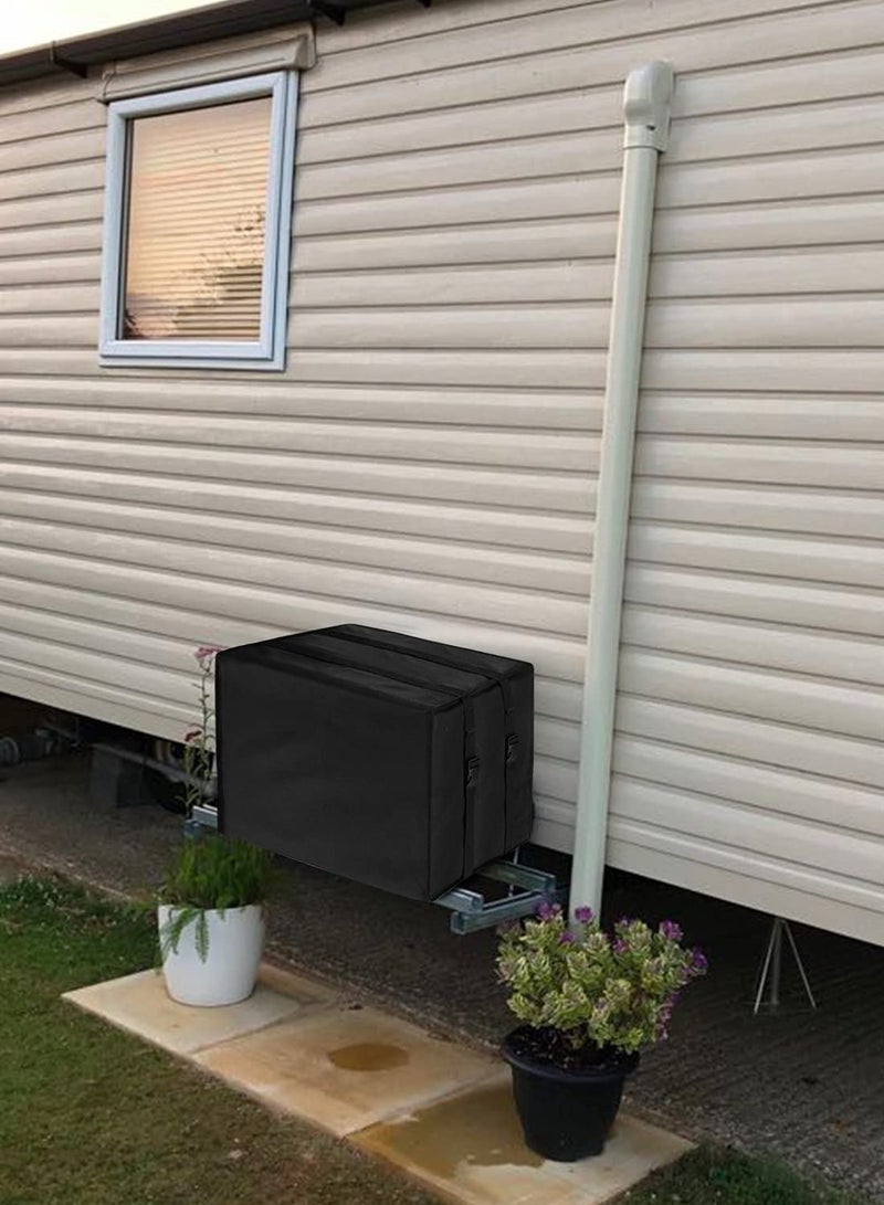 غطاء مكيف هواء نافذة مقاوم للماء والغبار مع أحزمة قابلة للتعديل للحماية الخارجية - Image 5