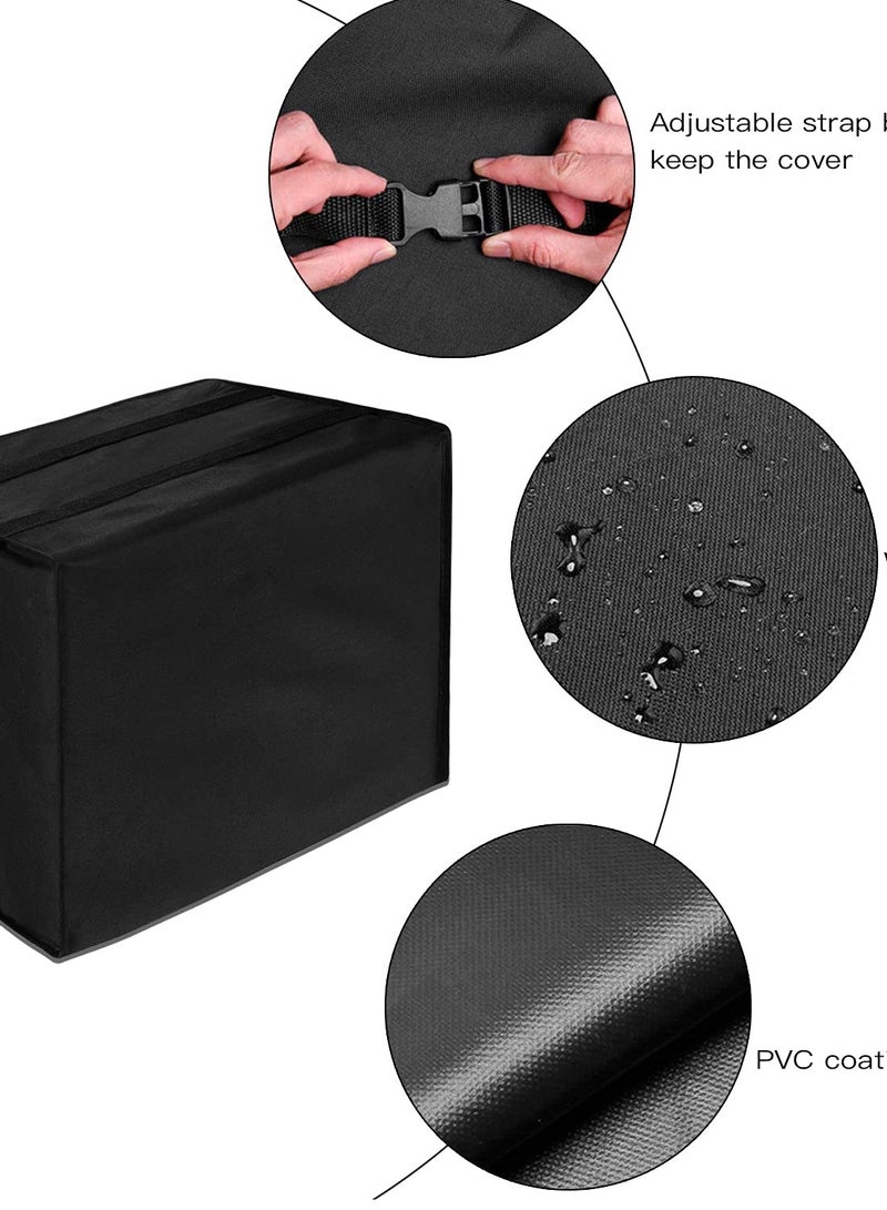 غطاء مكيف هواء نافذة مقاوم للماء والغبار مع أحزمة قابلة للتعديل للحماية الخارجية - Image 3