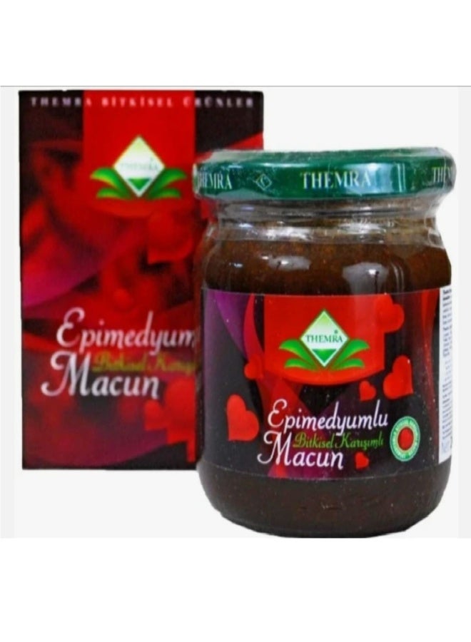Mufaens Epimedyumlu Herbal Macun 240 Grams, Turkish Herbal Honey Paste with Epimedium, Natural Energy & Vitality Support, Traditional Botanical Blend, Premium Glass Jar. - Image 4
