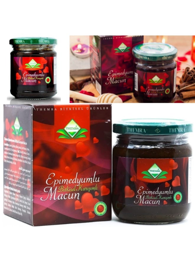 Mufaens Epimedyumlu Herbal Macun 240 Grams, Turkish Herbal Honey Paste with Epimedium, Natural Energy & Vitality Support, Traditional Botanical Blend, Premium Glass Jar. - Image 5