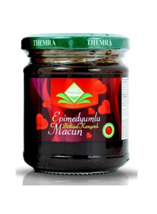 Mufaens Epimedyumlu Herbal Macun 240 Grams, Turkish Herbal Honey Paste with Epimedium, Natural Energy & Vitality Support, Traditional Botanical Blend, Premium Glass Jar. - Image 1