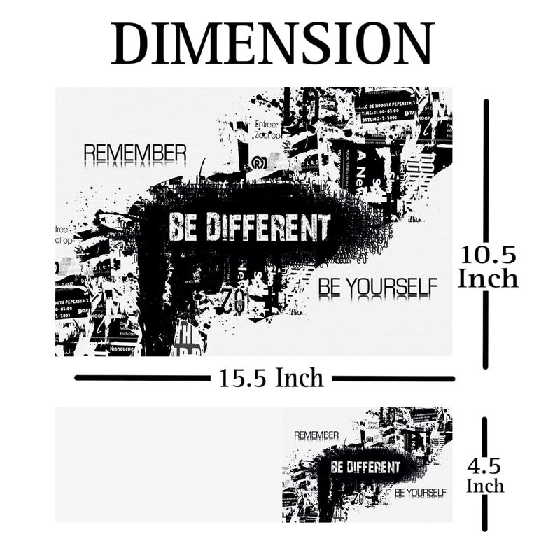 BAEYE Full Laptop Skin Stickers HD Quality Sticker for Laptops Upto 15.6" (Dustproof|Waterproof|Scratchproof|Reusable) - BE Different FL - Image 2