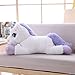 sofipal Giant Unicorn Stuffed Animal ToysSoft Large Unicorns Plush Pillow Cushion for BirthdayValentinesBedroom White 31 - Image 4