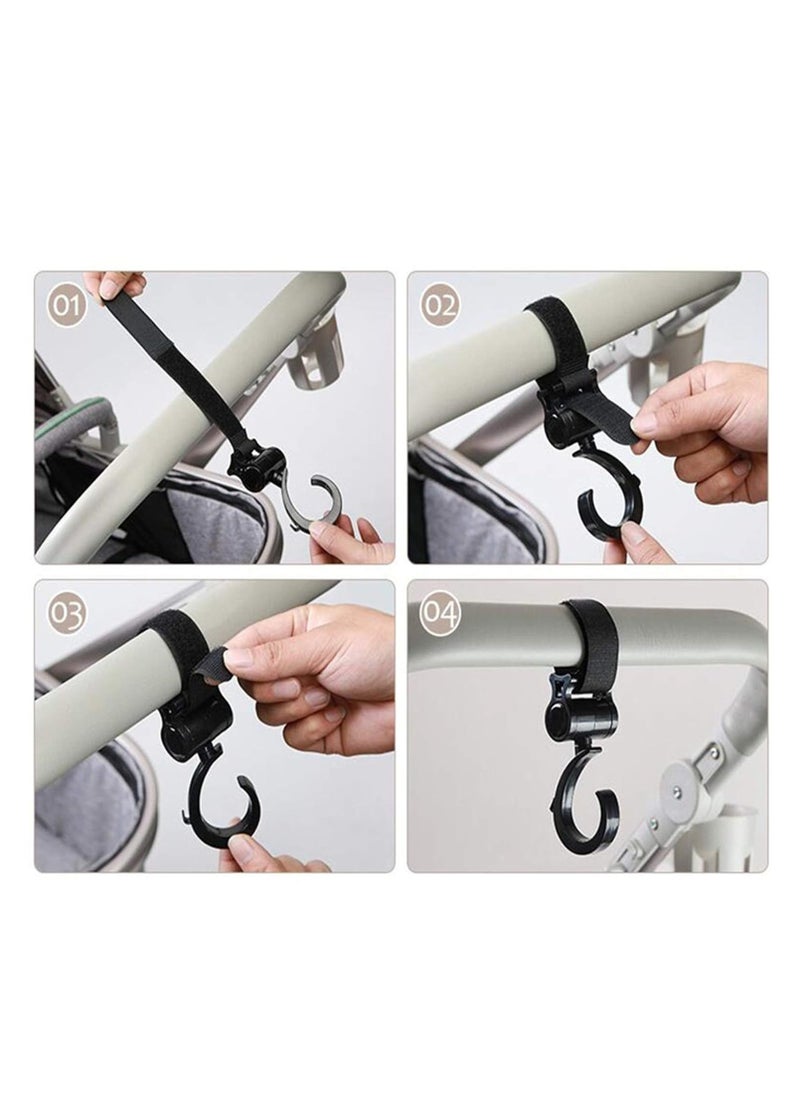Generic - 2 PCS of Multi Purpose Hooks - Hanger for Baby Diaper Bags, Groceries, Clothing, Purse - Image 1