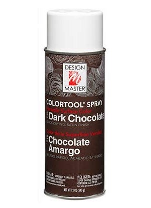 Oasis Design Master Colour Spray Paint Multi-Surface For Wood, Metal, Wall, Glass, Fabric, Flowers - 719 Chocolate Brown - 450gms - 1 No  - Image 1