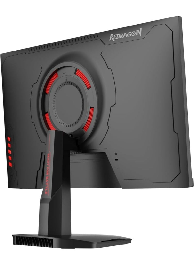 Redragon Gaming Monitor 23.8" AZUR-II, 200Hz Refresh Rate with FHD Resolution 1920x1080, IPS Panel, 1.5ms Response Time - Black - Image 1