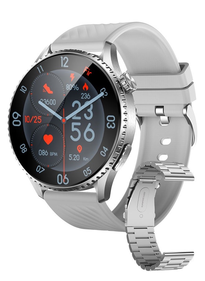 وابيك - ساعة ST30 الذكية  شاشة AMOLED عالية الدقة مع مراقبة صحة القلب بـ ECG+PPG و50 وضع رياضة ومقاومة الماء IP67 ودعم متعدد اللغات - Image 1