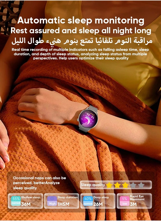 وابيك - ساعة ST30 الذكية  شاشة AMOLED عالية الدقة مع مراقبة صحة القلب بـ ECG+PPG و50 وضع رياضة ومقاومة الماء IP67 ودعم متعدد اللغات - Image 1