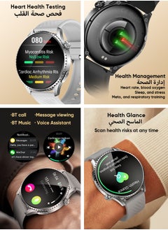 وابيك ساعة ST30 الذكية  شاشة AMOLED عالية الدقة مع مراقبة صحة القلب بـ ECG+PPG و50 وضع رياضة ومقاومة الماء IP67 ودعم متعدد اللغات  - Image 3