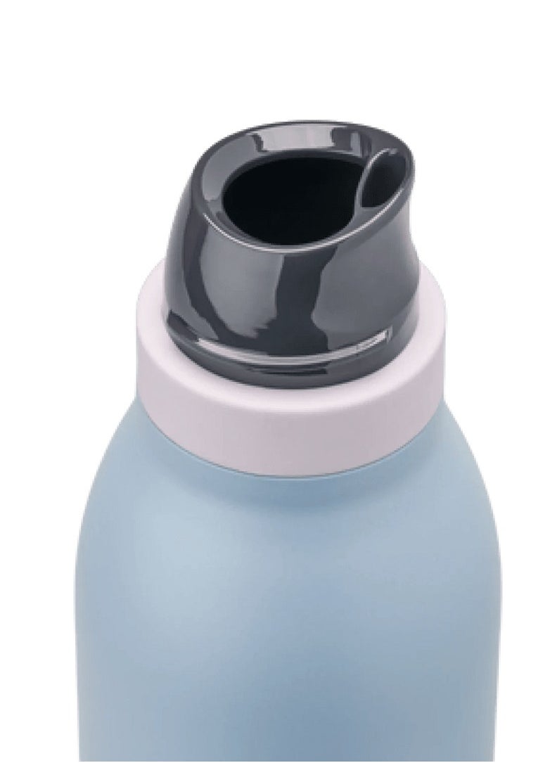 Owala Solid Thermos Flask Stainless Steel Kettle with Lid Large Capacity Ice Coffee Cup Portable Travel Home Summer Water Bottle (24OZ)  - Image 3