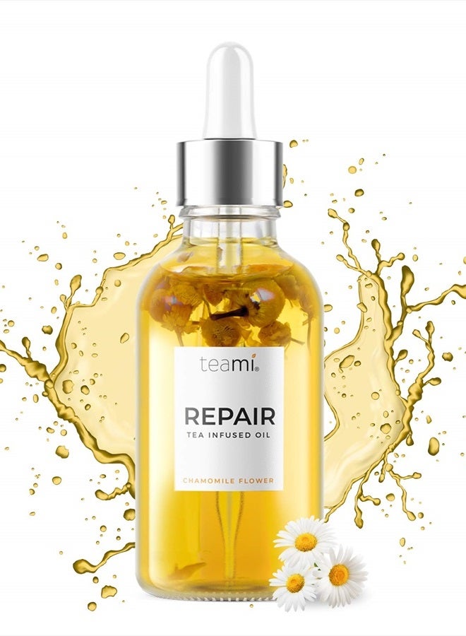 teami Repair Jojoba Face Oil for Women with Coconut Oil, Camellia Seed & Vitamin E Oil for Skin - Facial Oil Cleanser for Sensitive, Normal, Oily & Dry Skin (2oz) - Image 1