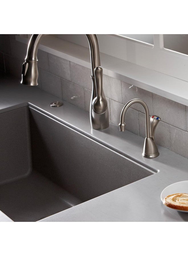 insinkerator نظام موزع المياه الساخنة والباردة الفوري InSinkErator Wave، صنبور وخزان، نيكل ساتين، HC-Wave-SN - Image 5