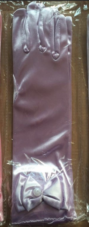 Generic Kids Cartoon Crown Wand Hair Accessory Purple gloves