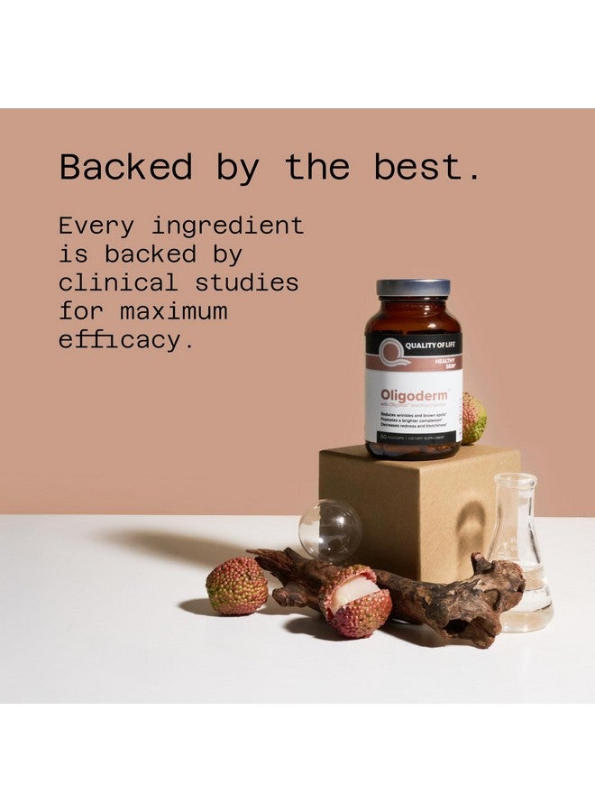 Quality of Life - Oligoderm - Premium Skin Support Supplement Featuring Oligonol and Niacinamide - 60 Capsules - Image 4