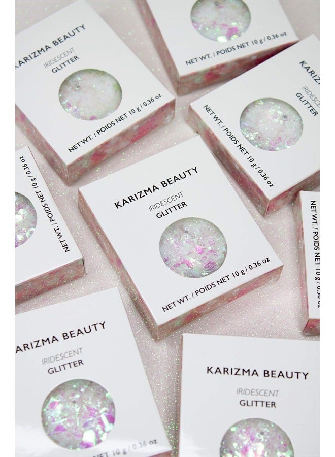 KARIZMA Iridescent Glitter. 10g Chunky Face Glitter, Hair Glitter, Eye Glitter and Body Glitter for Women. Rave Glitter, Festival Accessories, Cosmetic Glitter Makeup. Loose Glitter Set  - Image 2
