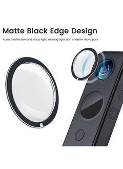 Y&D Protective Mirror for Insta360 ONE X2, 2 Piece Adhesive Lens Protector Sports Camera Mold Accessories Panorama Waterproof UV  - Image 2