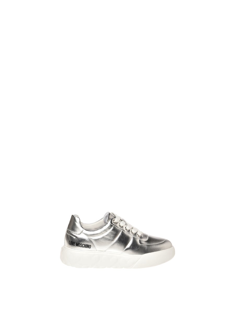 Love Moschino Lace Up Low Top Sneakers  - Image 1