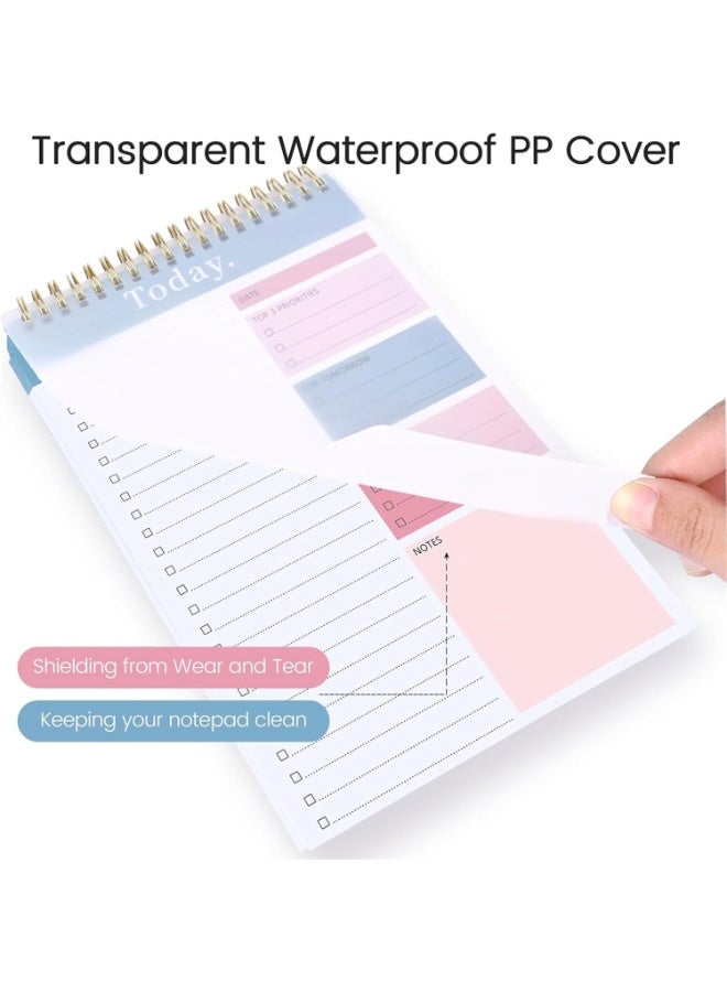 مفكرة قائمة المهام، 52 ورقة مفكرة قائمة مهام للعمل، مفكرة قائمة مهام للعمل، مخطط يومي حلزوني حلزوني غير مؤرخ مثالي لتعزيز الإنتاجية وتحقيق الأهداف - Image 5