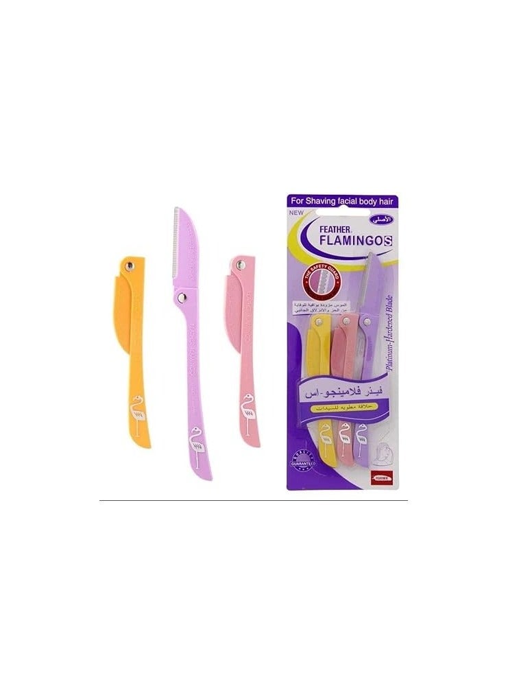 شفرات الوجه النسائية من فلامينجو شفرة بلاتينية دقيقة لبشرة ناعمة وخالية من العيوب - Image 1