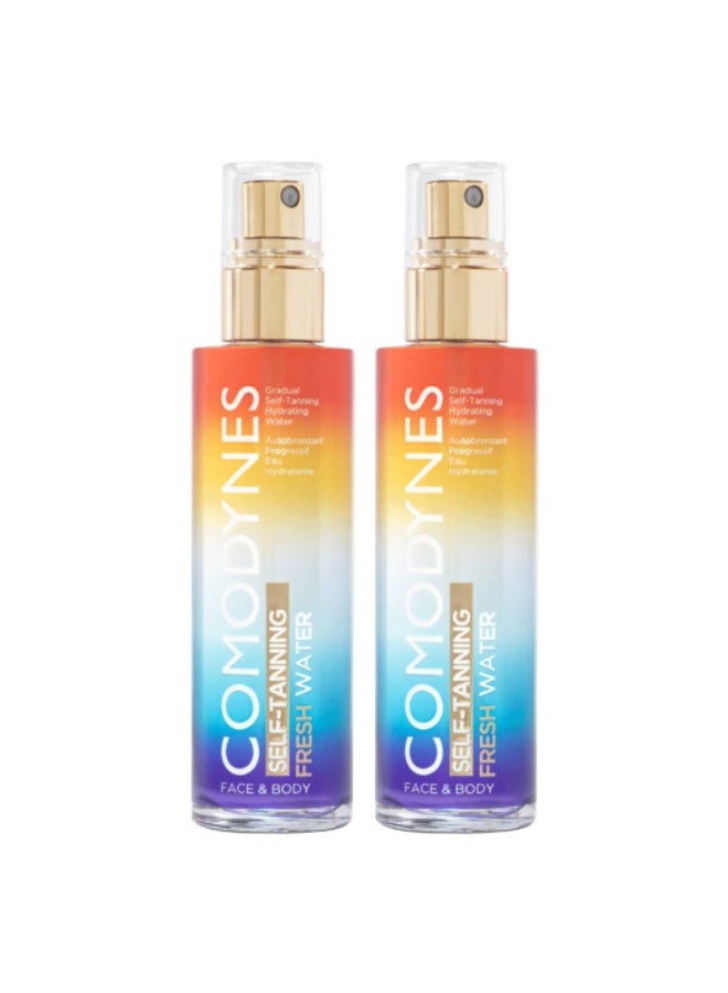 Comodynes Self-Tanning Fresh Water Pack 2x100ml - Image 1