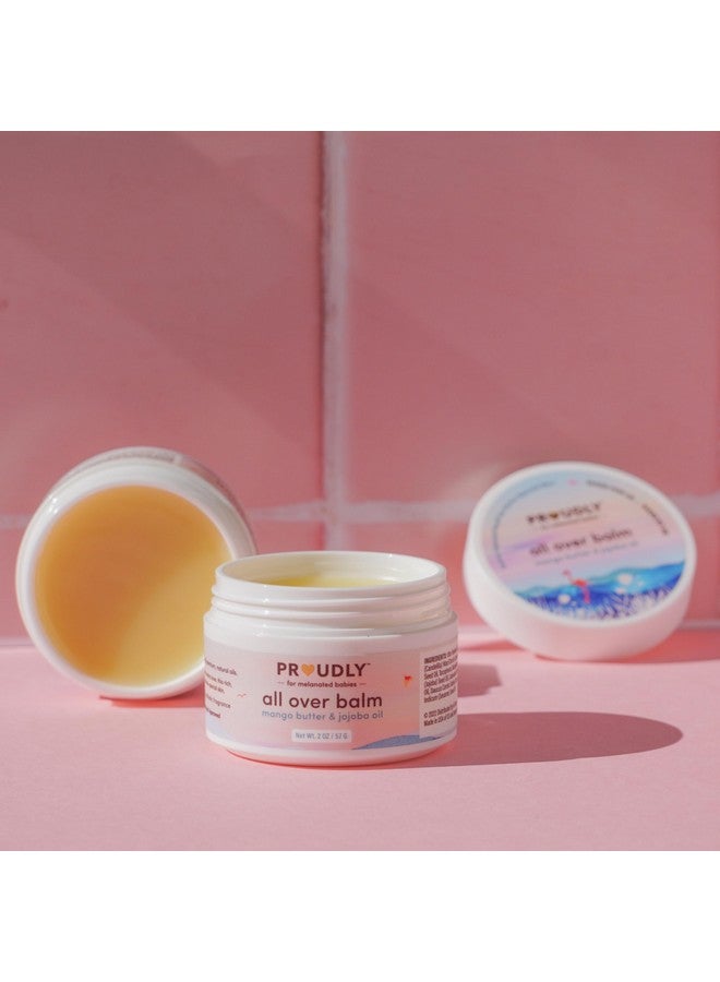 Proudly Ultranourishing Baby Skin Care Balm With Mango Butter Baby Moisturizer For Eczema Cradle Cap Diaper Rash And Baby Acne Whole Body Cream To Soothe Dry Sensitive Skin 4 Oz - Image 2