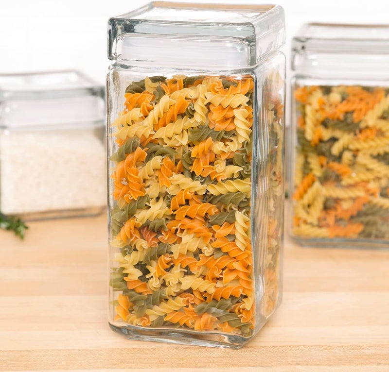 Anchor Hocking Stackable Glass Storage Jar with Lid - Image 3