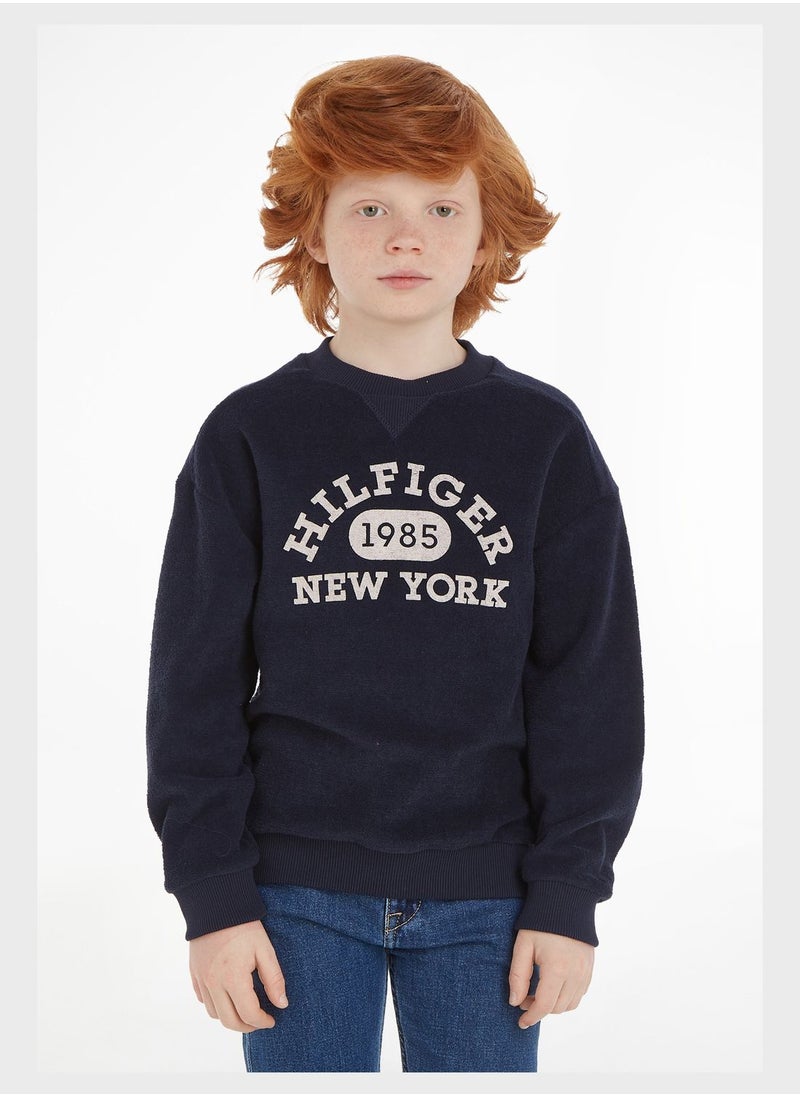 TOMMY HILFIGER - Kids Varsity Sweatshirt - Image 1