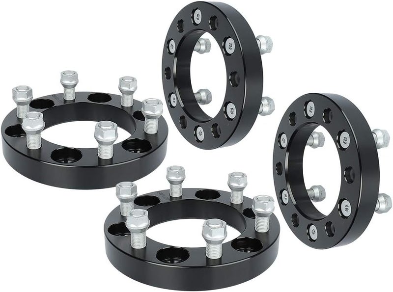 IRONTEK فواصل العجلات IRONTEK 1 بوصة 6x139.7 مم (108 مم فتحة المحور، 14x1.5 مسامير) - 4 قطع - Image 1