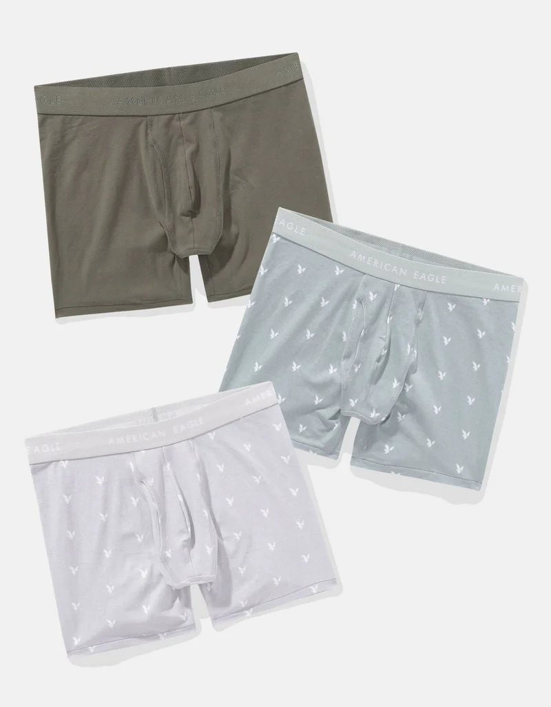 AEO Men's 6" Classic Boxer Brief 3-Pack