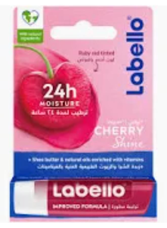 Labello 24H Moisturizing Cherry Shine Lip Balm 4.8
